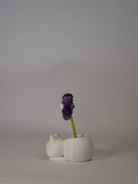 Handmade Crochet Flower in Cat Flower Pot