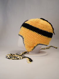 Handmade Minion-Inspired Crochet Beanie