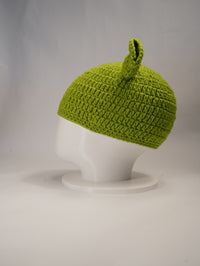 Handmade Shrek-Inspired Crochet Beanie
